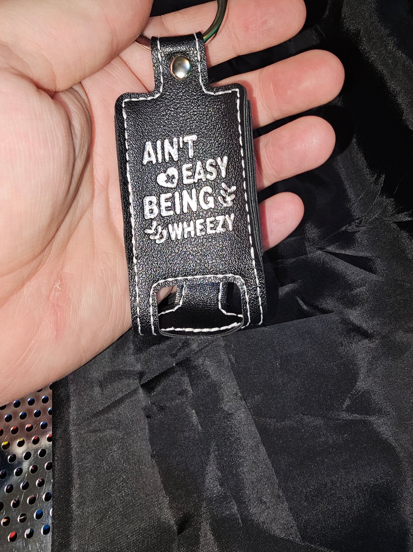Holster keychain for inhaler