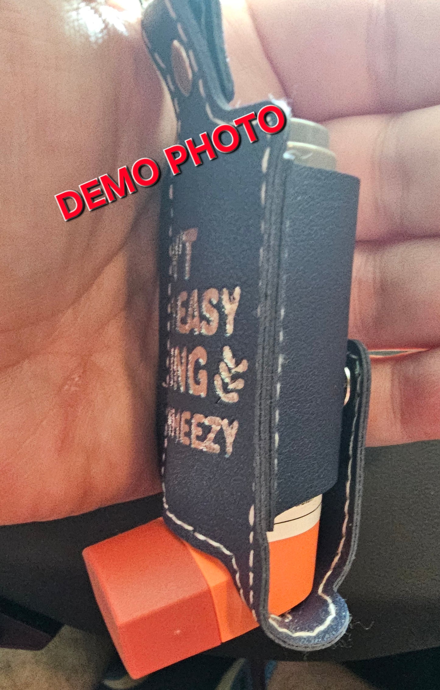 Holster keychain for inhaler