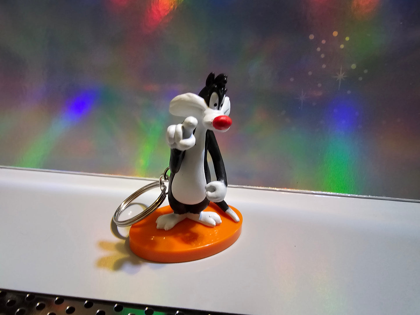 Sylvester the cat keychain