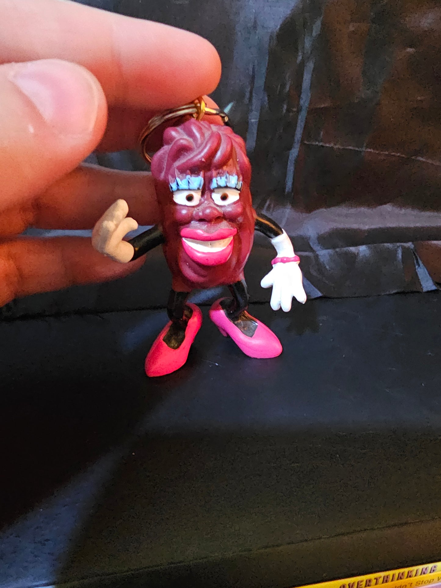 California Raisin Keychain