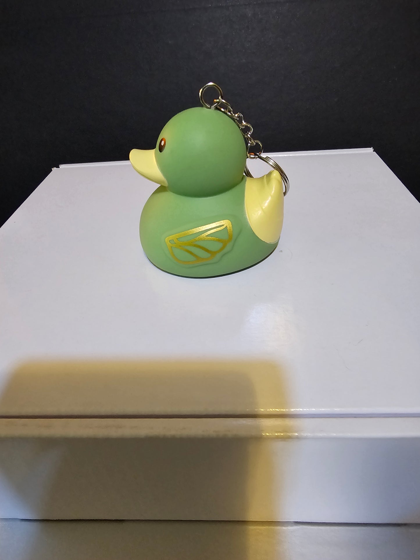 Ducky keychain - green