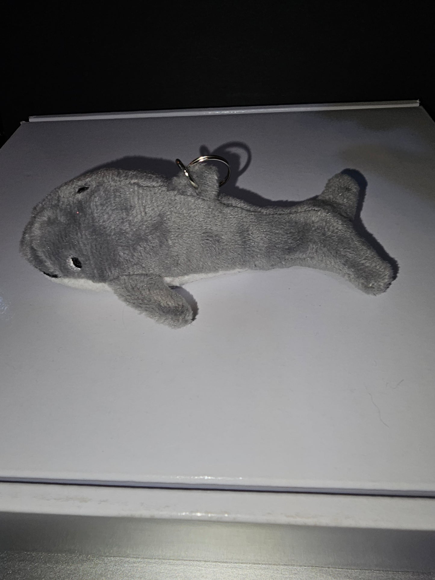 Dolphin keychain - plush