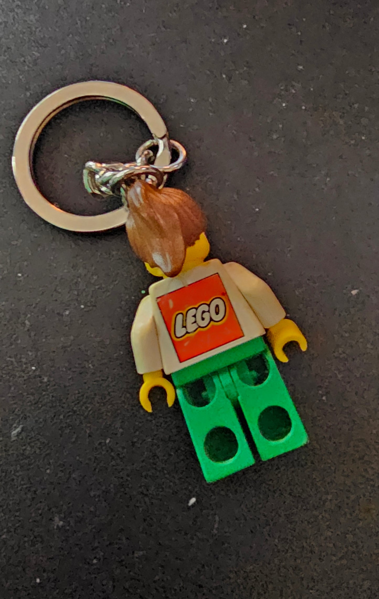 Lego Lady Keychain