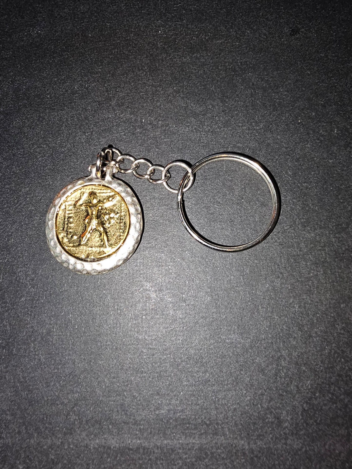 Greek pendant keychain