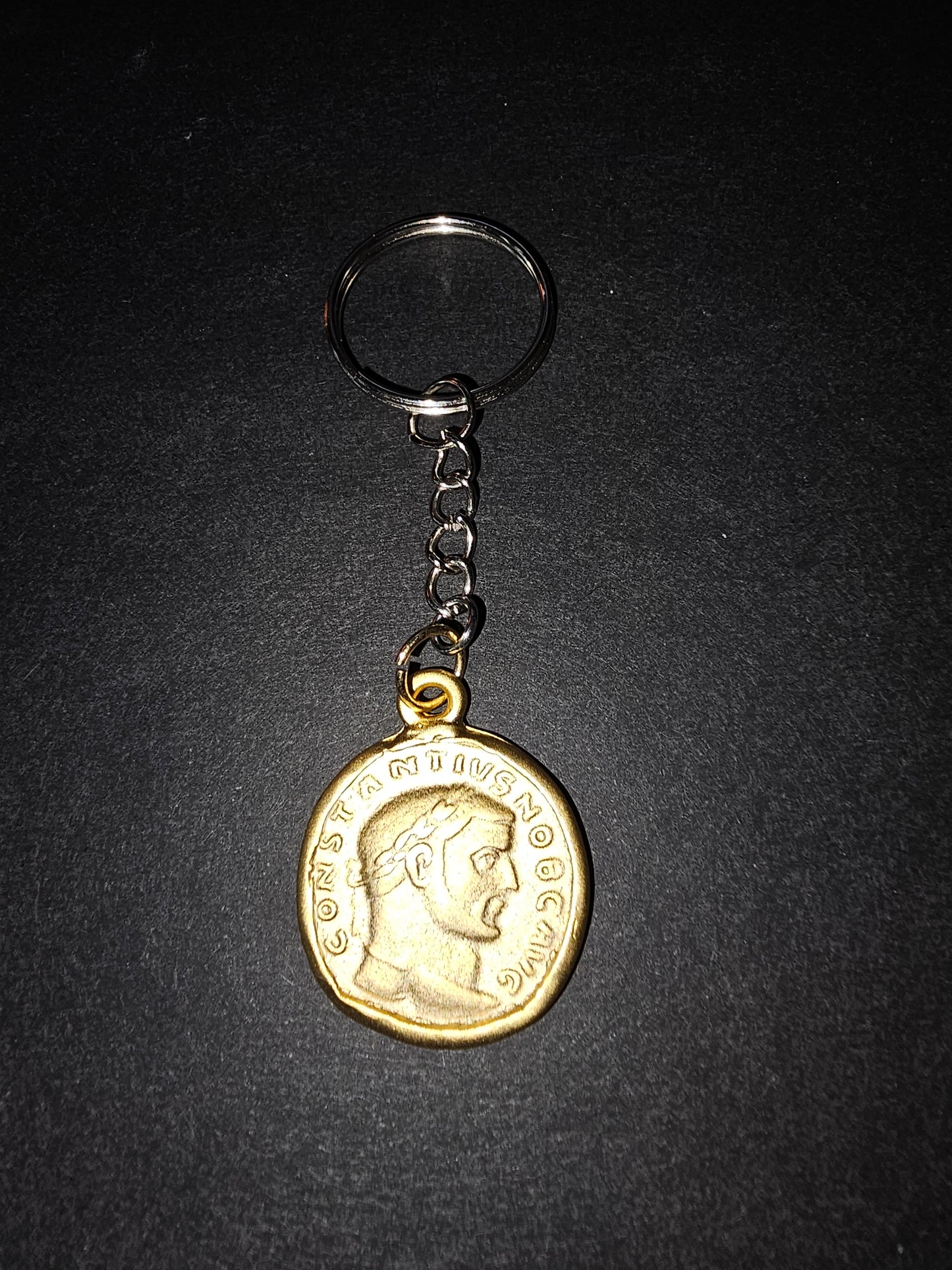 Greek pendant keychain
