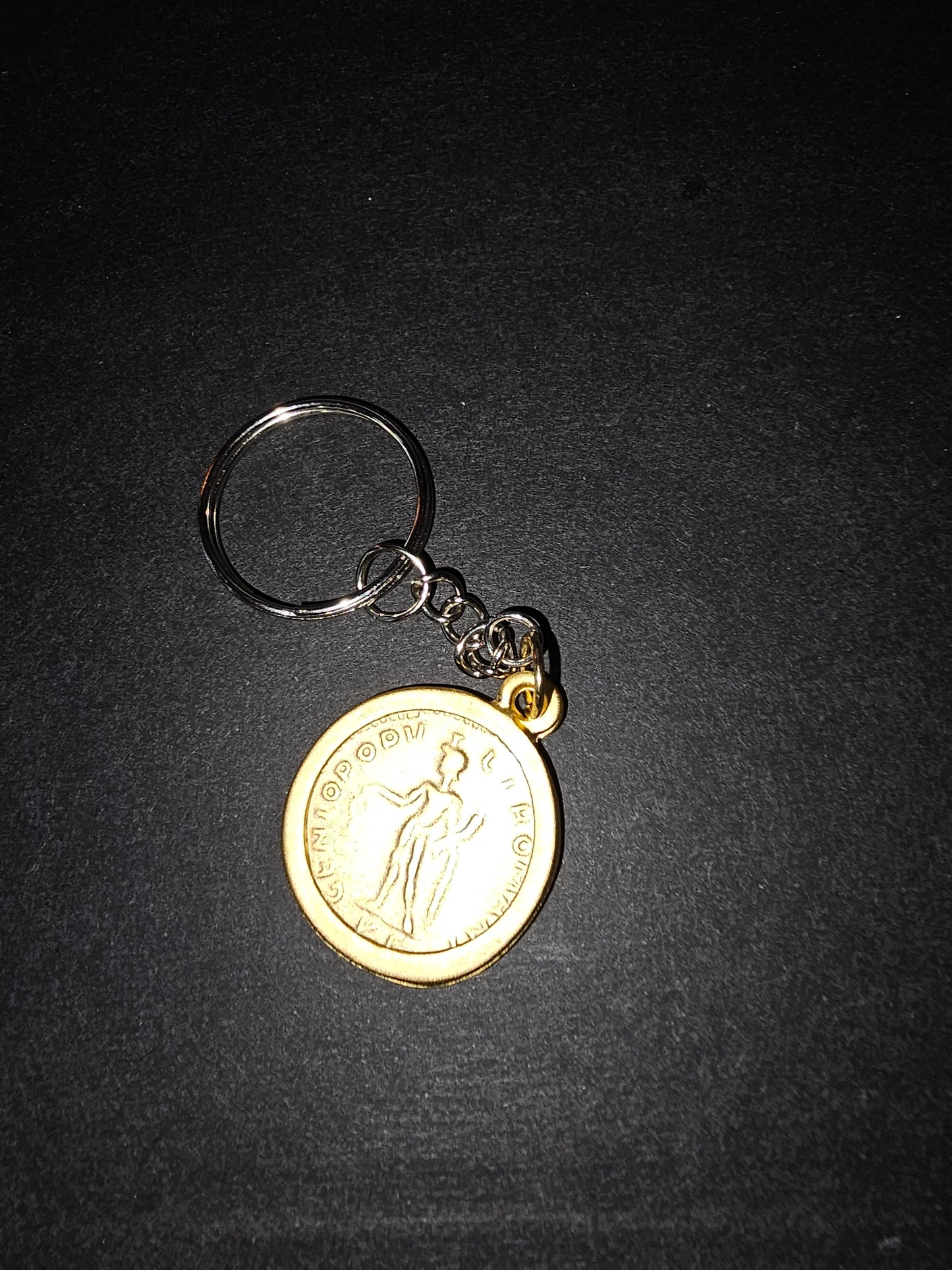 Greek pendant keychain