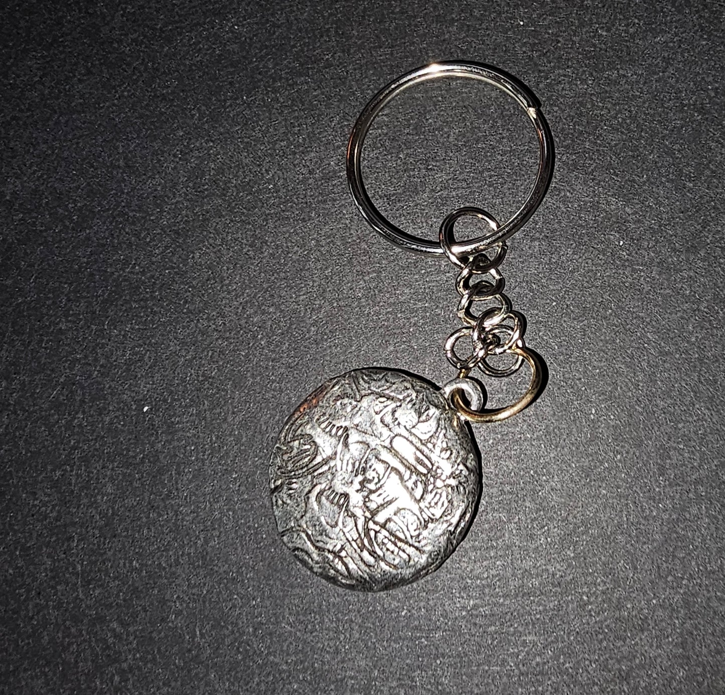 Cross pendant keychain