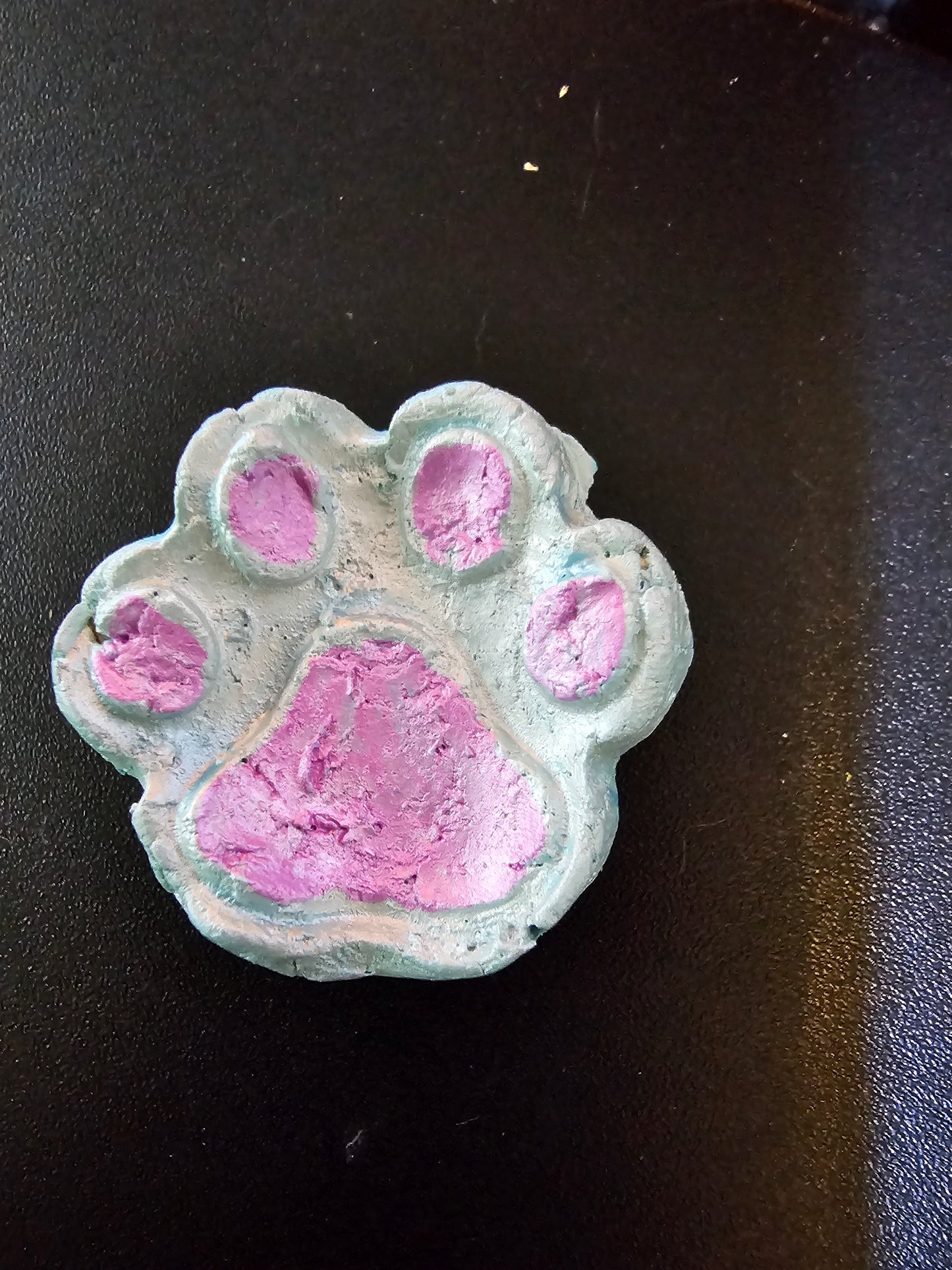 Paw print magnet