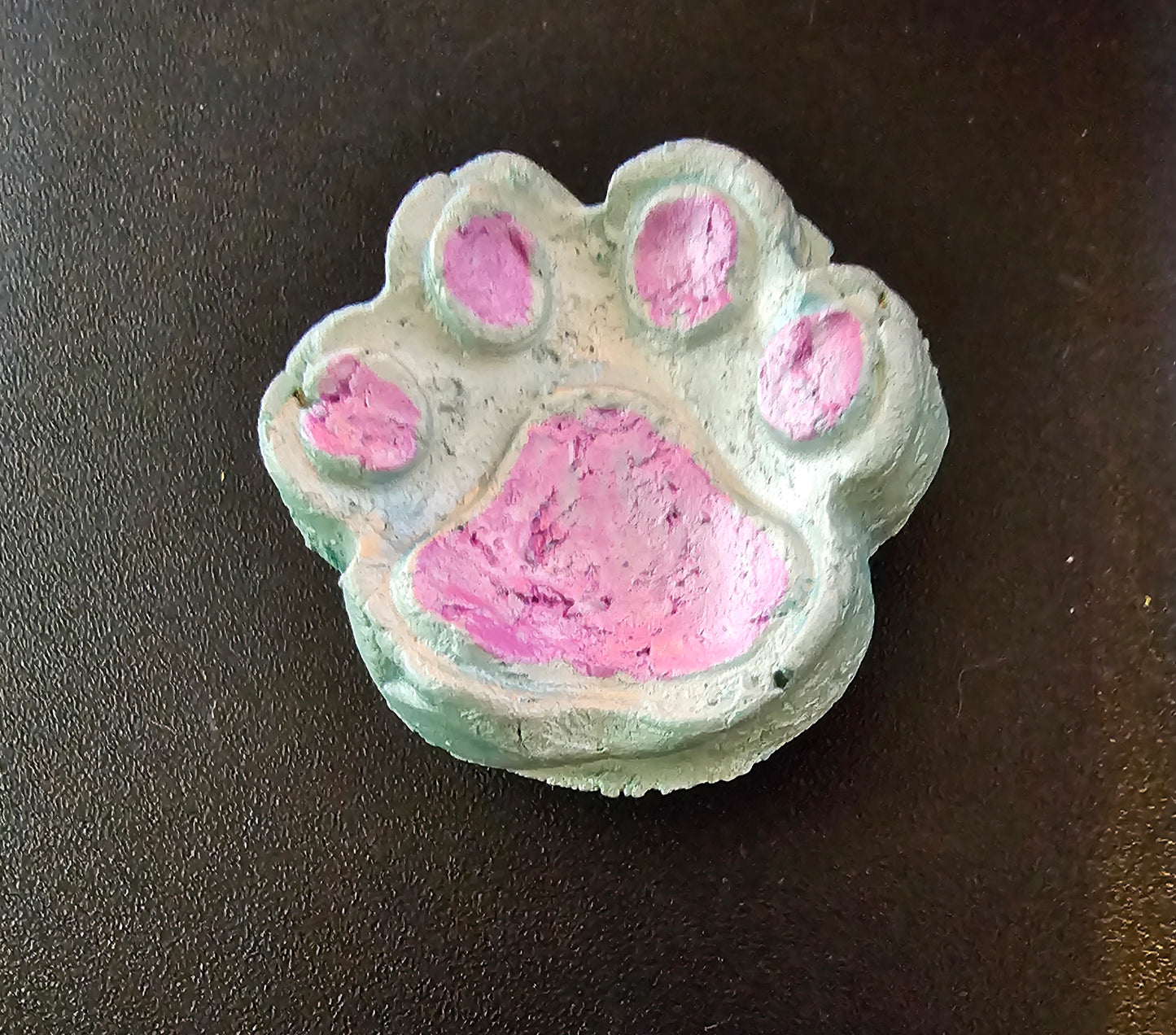 Paw print magnet