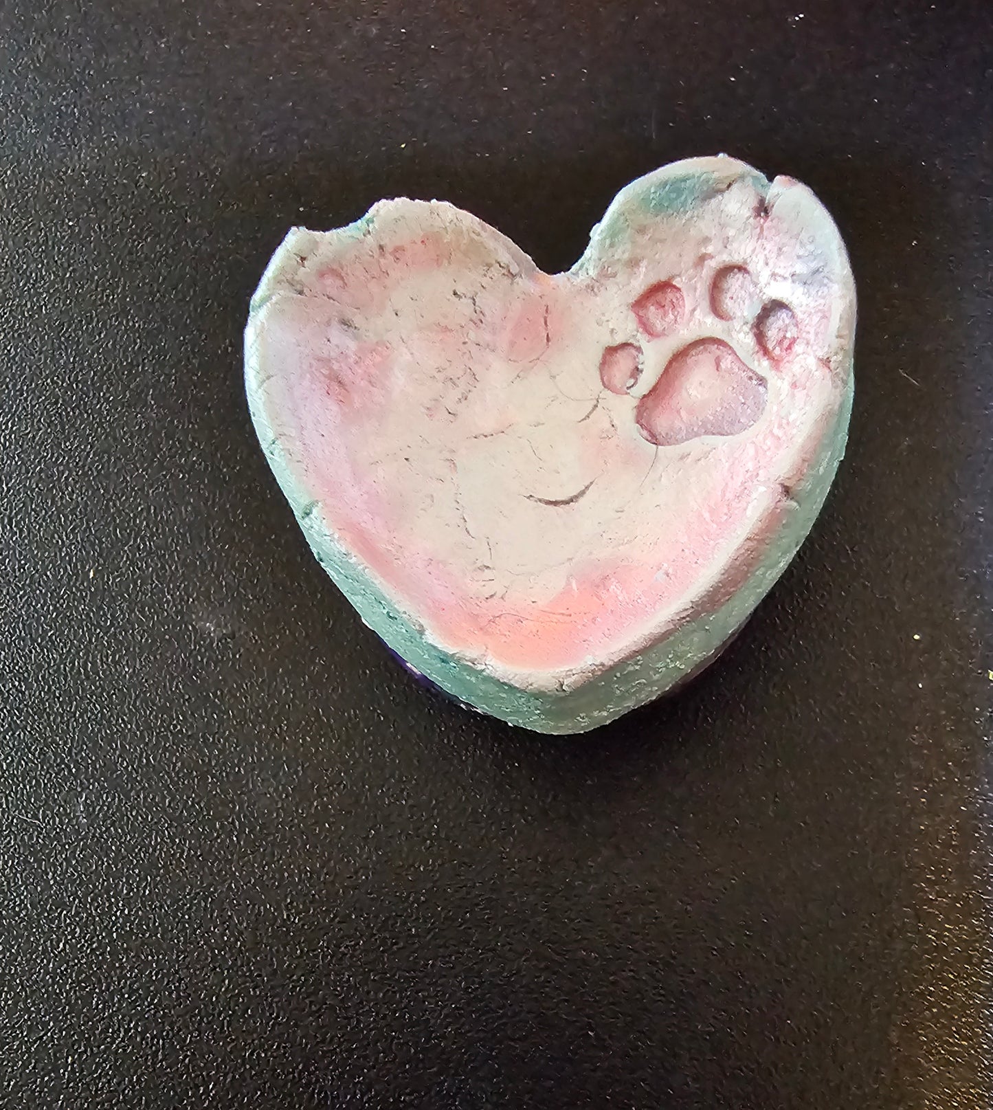Heart with Paw print magnet