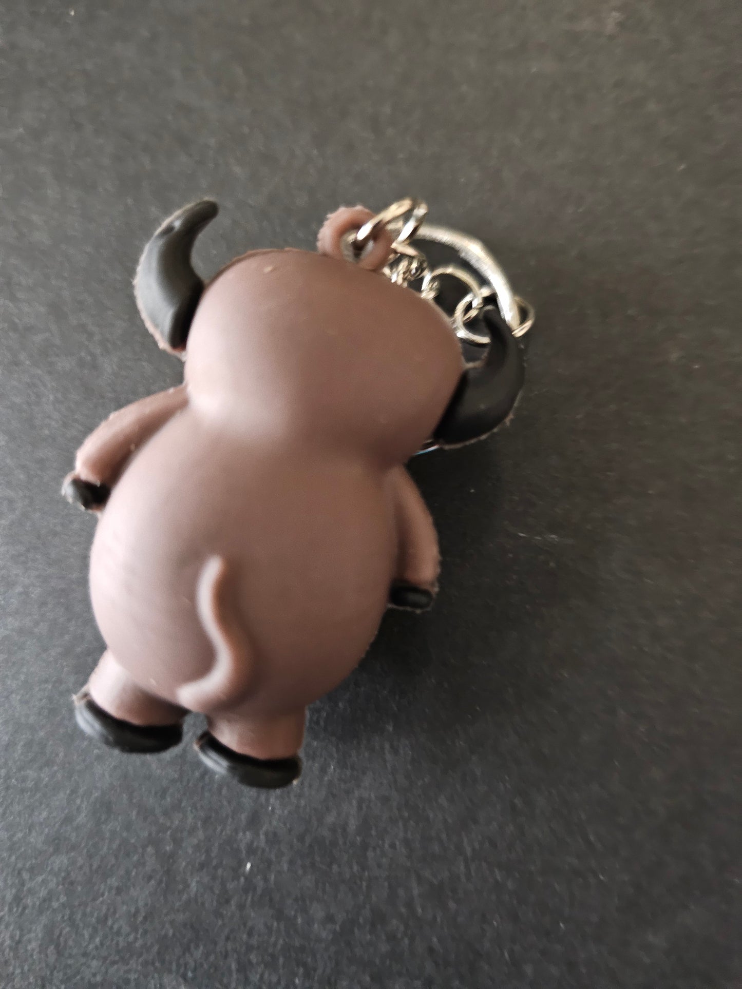 Bull keychain