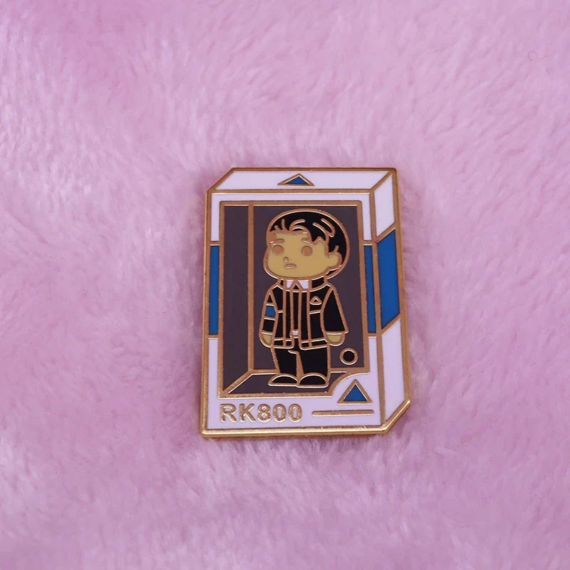 Connor RK800 Android Badge - Detroit: Become Human Fan Gift