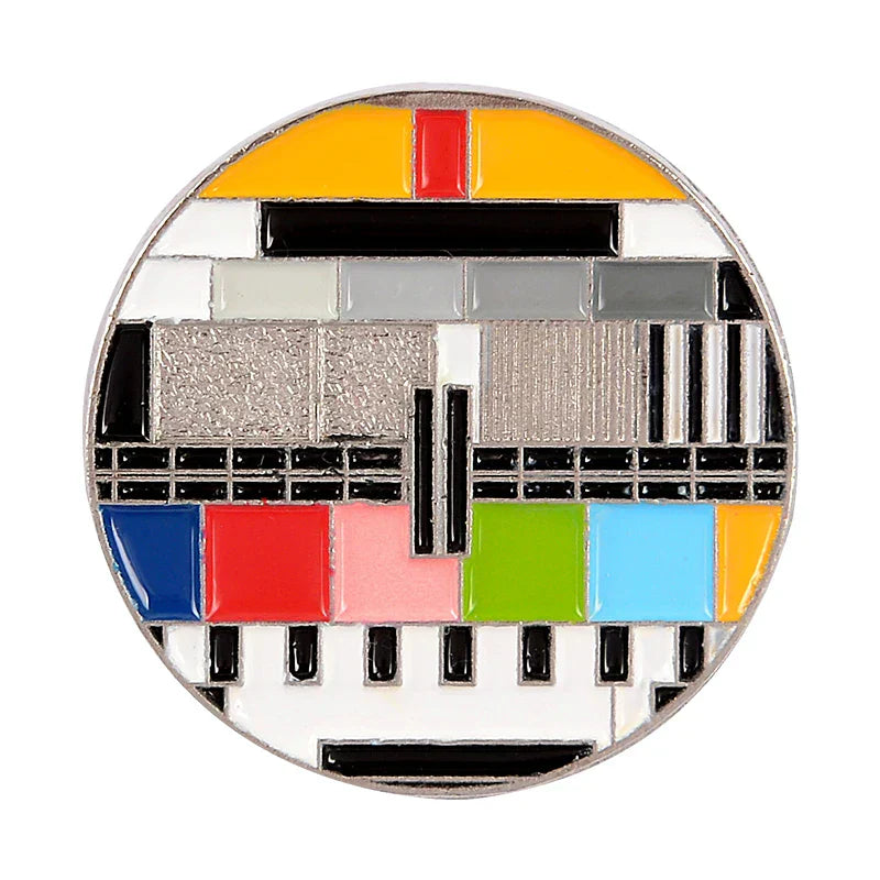 TV Repair Enamel Pin Meme Jewelry Lapel Brooch