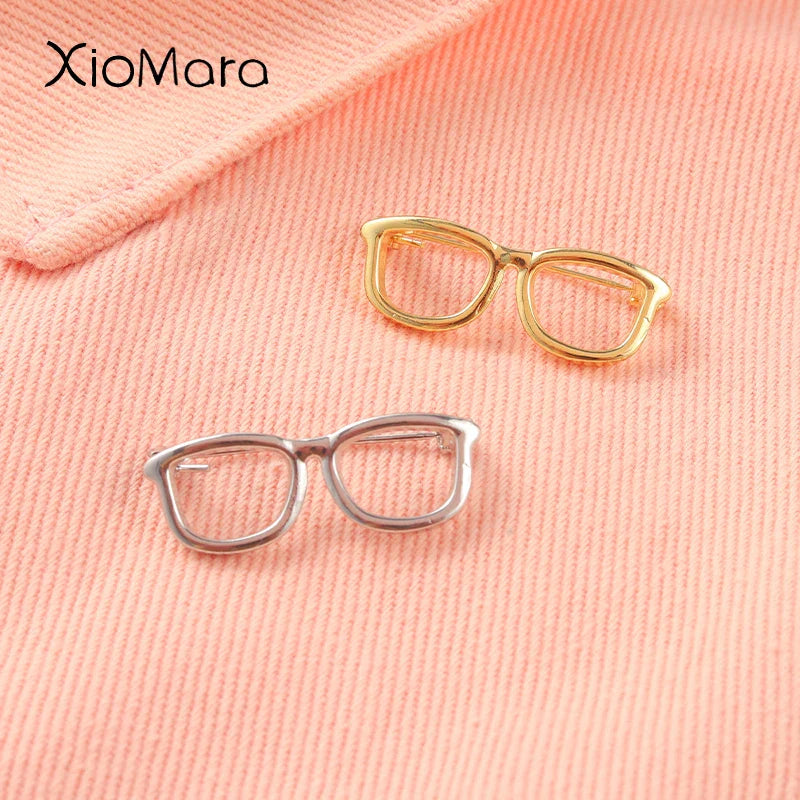 Creative Glasses Enamel Lapel Pins Jewelry Accessories Gifts