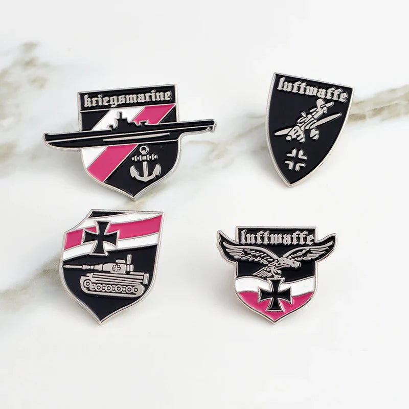WWII Fighter Warship Eagle Tank Luftwaffe Air Force Pins Badges Wholesale