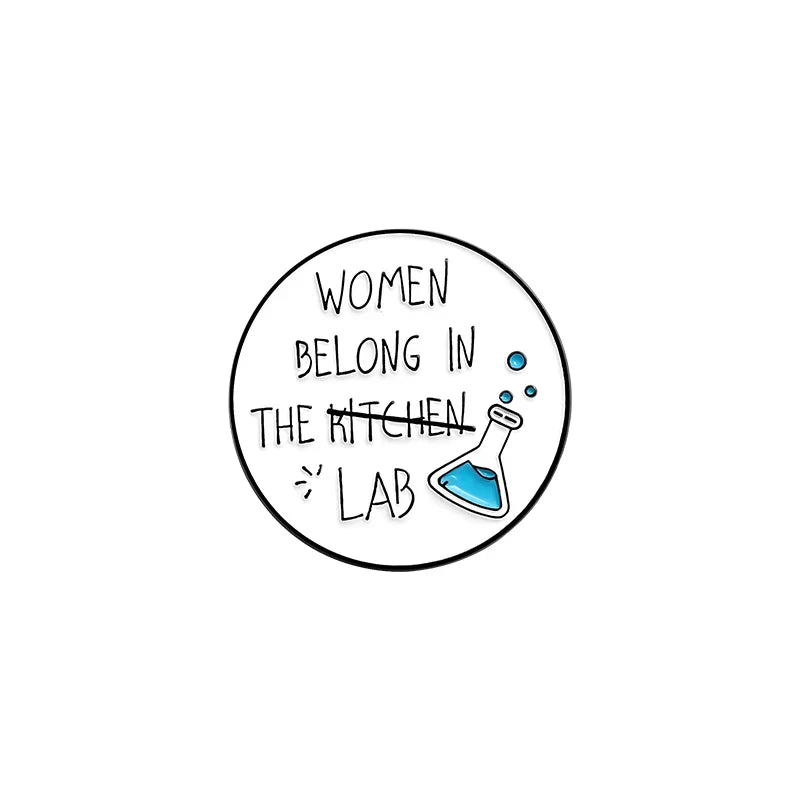 Chemistry Pharmacist Equation Enamel Lapel Pin Badge Jewelry Gift Wholesale