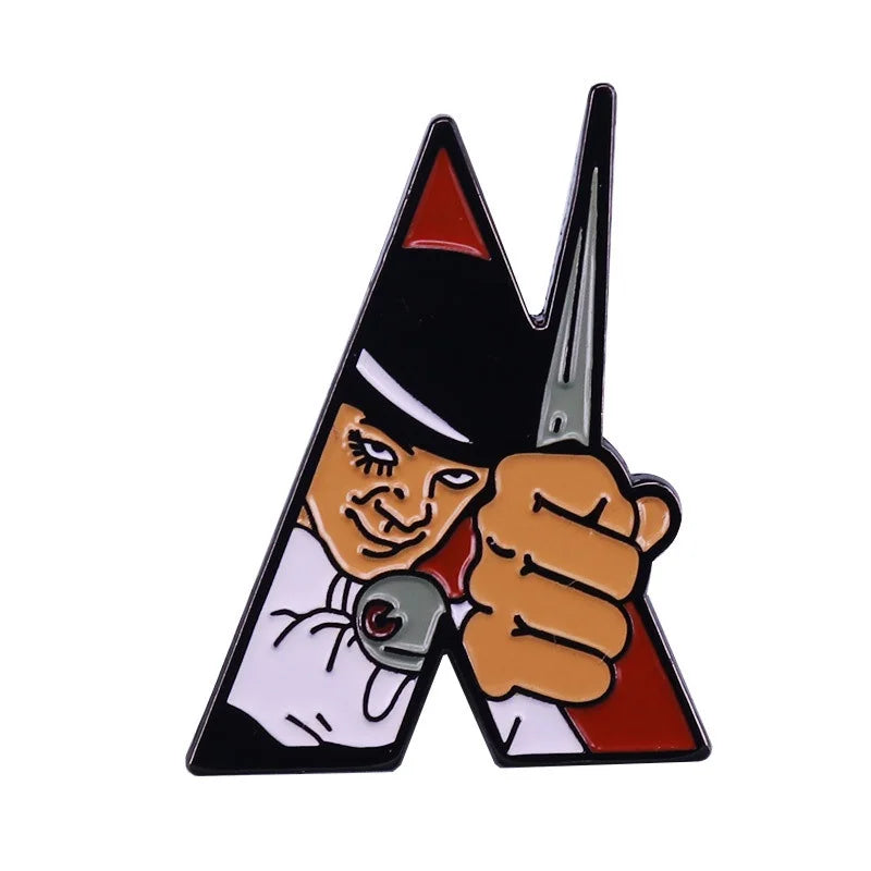 DZ1569 Horror Movie Enamel Lapel Pin Badge for Hats, Clothes, Backpack, Gifts
