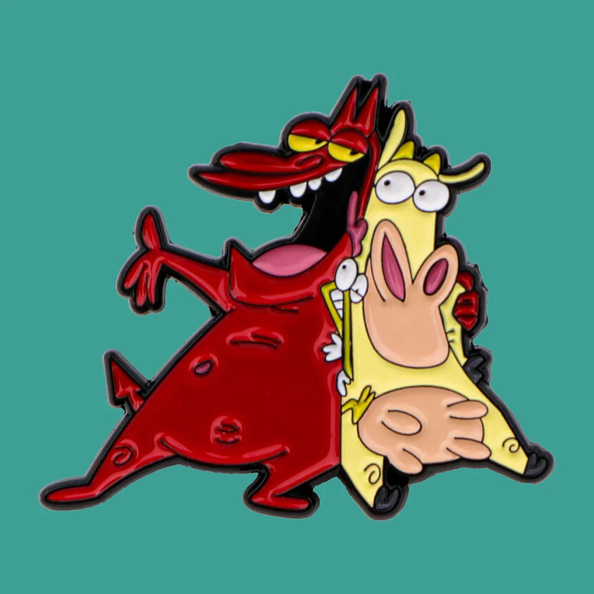 Funny Cartoon Cow Enamel Pin Brooch Badge for Backpacks and Clothes Jewelry Gifts