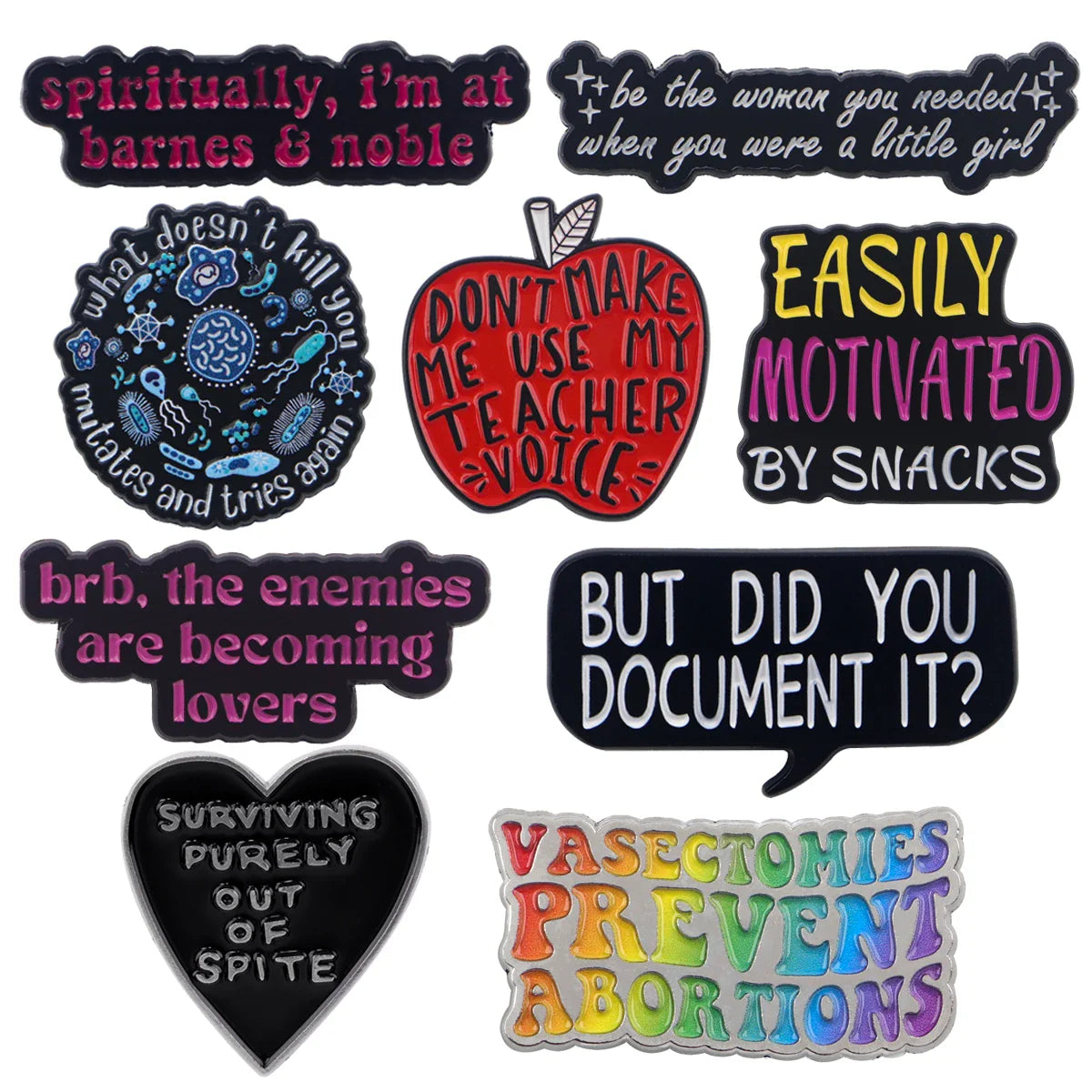 Apple Enamel Pin Cartoon Brooch Lapel Badge Backpack Accessories Jewelry Gifts