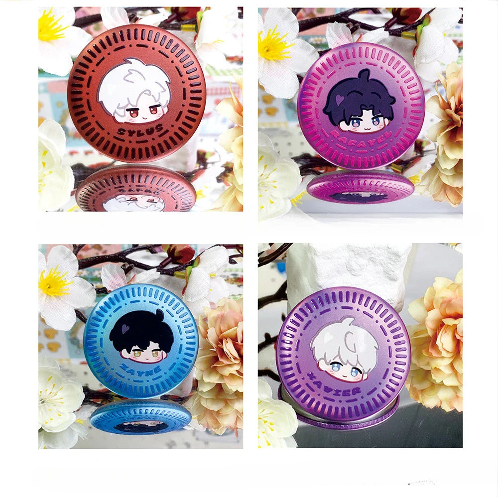 Love Deep Space Tinplate Acrylic Oil Brooches Lapel Pins Backpack Accessories