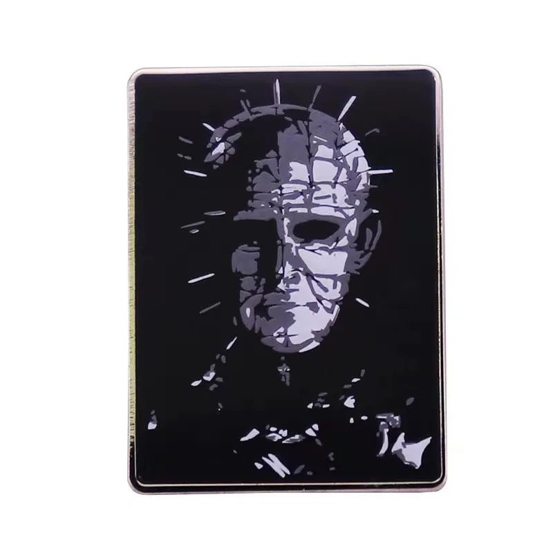 Hellraiser Enamel Pin Gothic Brooch Backpack Denim Jacket Accessory Jewelry Gift