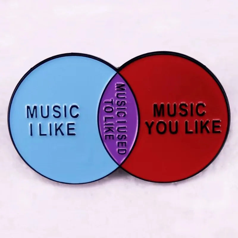 Rock Band Logo Enamel Pin Music Badge Brooch Jewelry Gift Accessories Wholesale