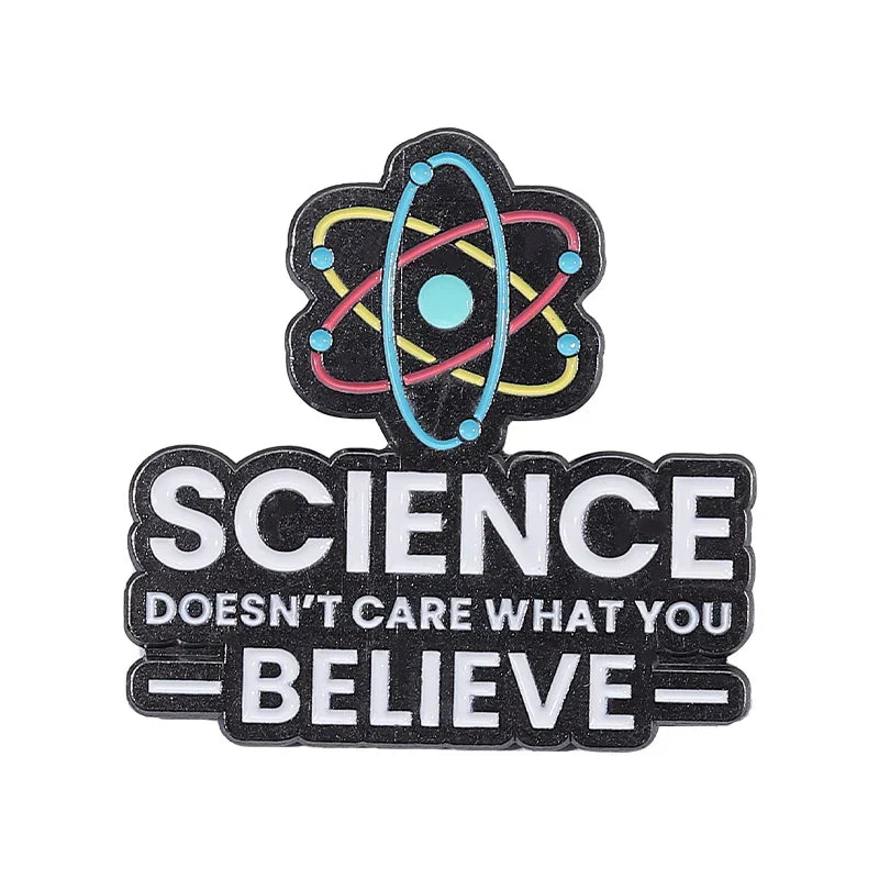 Science Enamel Pin Brooch Lapel Badge Gift for Chemistry Student