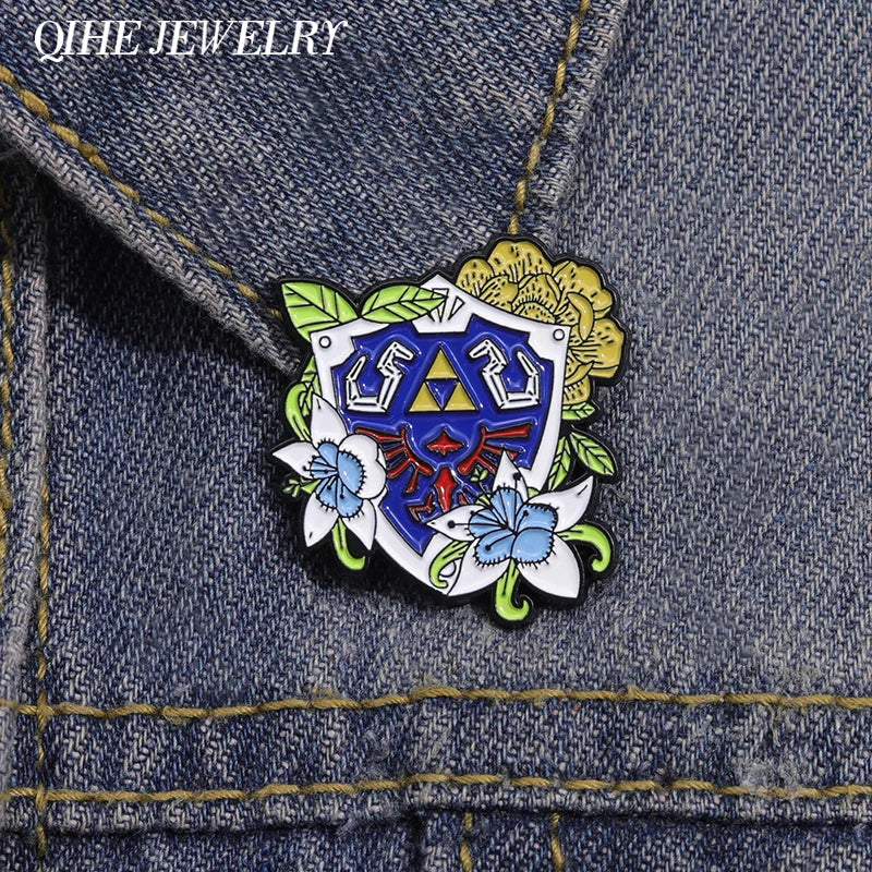 Cartoon Game Enamel Pin Custom Badge Lapel Backpack Shirt Accessories Gift