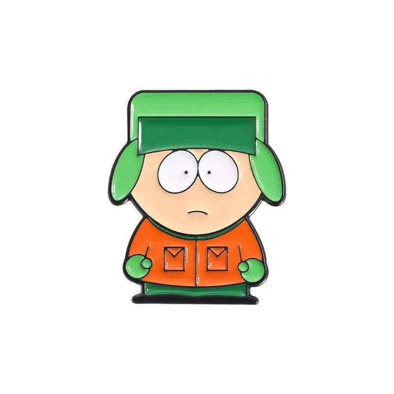 Cartoon Character Enamel Pins Cute Metal Brooches Lapel Badges Jewelry Gift for Kids Friends