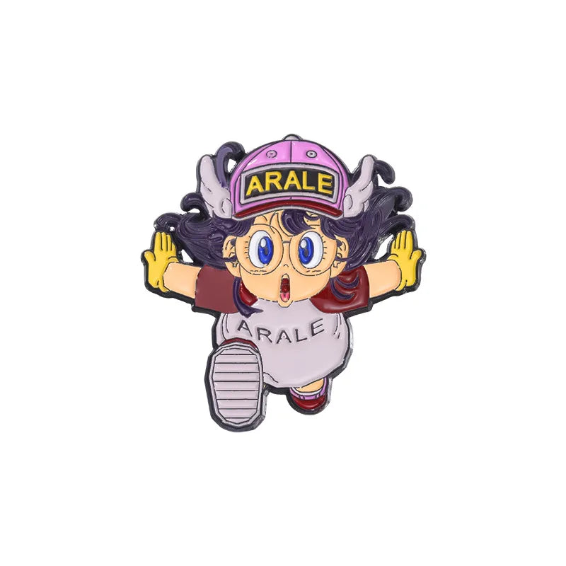 Dr. Slump Arale Enamel Pin Anime Cosplay Gift Accessory