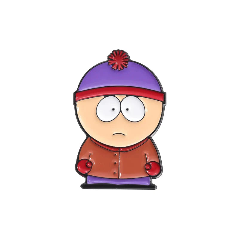 Cartoon Character Enamel Pins Cute Metal Brooches Lapel Badges Jewelry Gift