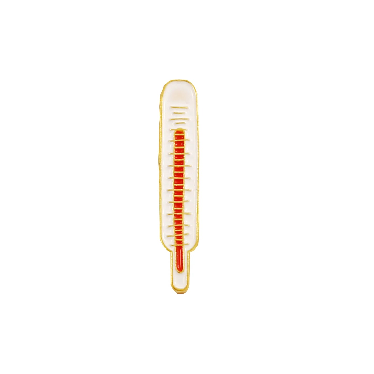 Stethoscope Syringe Thermometer Health Brooch Lapel Pin Badge