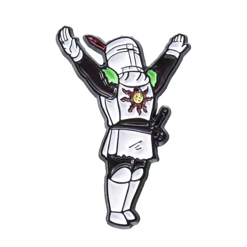 Solaire of Astora Enamel Pins Brooches Lapel Badges Jewelry Accessories Wholesale