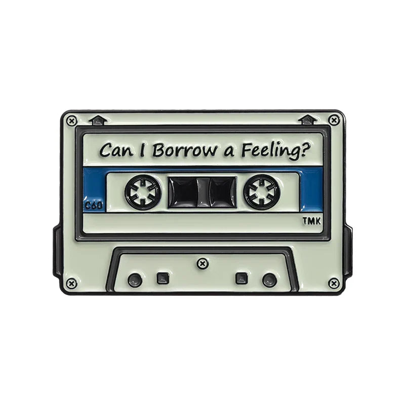 Vintage Cassette Tape Enamel Pins Rock Pop Music Brooches Lapel Backpack Badge Gifts