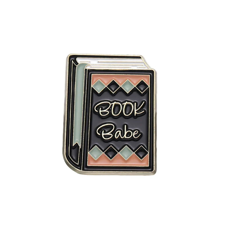 Book Enamel Pin - Just One More Chapter Brooch for Readers