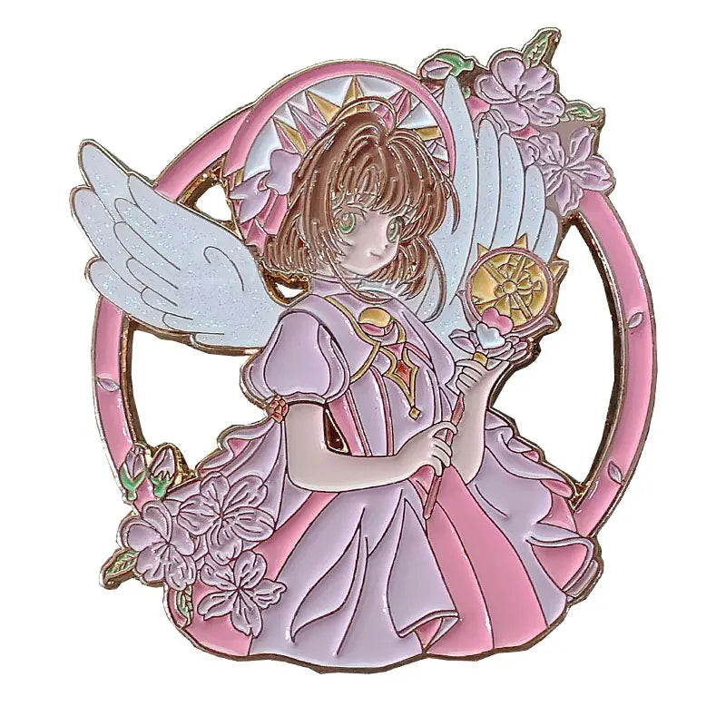 Magic Cardcaptor Sakura Enamel Pins Lapel Badges Accessories Brooches Gifts