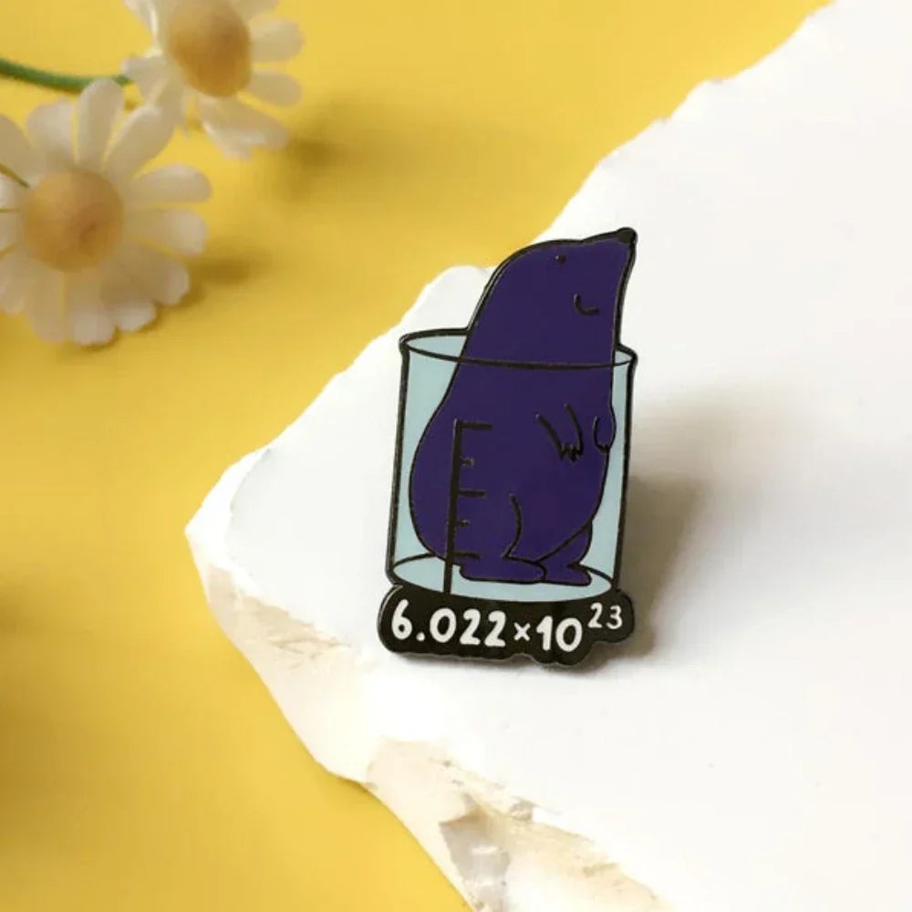 Biology Math Science Enamel Pin STEM Badge Jewelry Gift