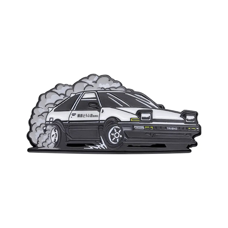 Classic Anime Car Enamel Pin Gothic Brooch Lapel Badge Jacket Backpack Jewelry Gift