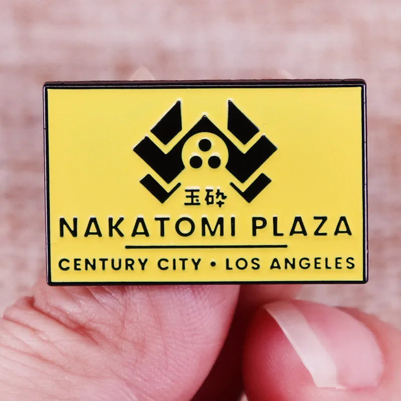 Die Hard Nakatomi Plaza Security Badge Pin
