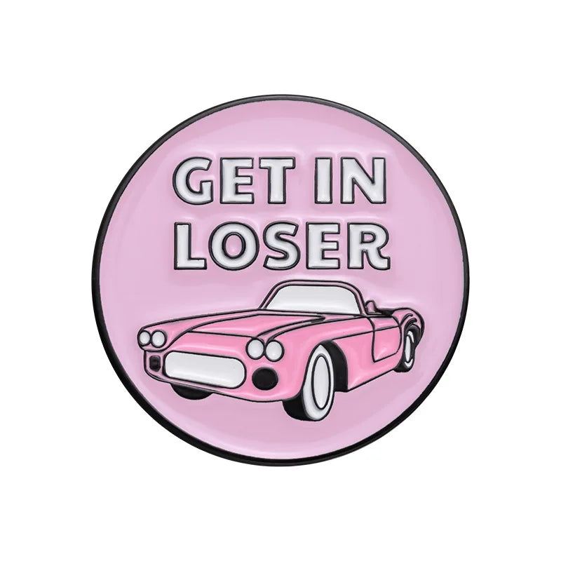 Girls Cartoon Enamel Pins Burn Book Brooch Lapel Badge Jewelry Gift Wholesale