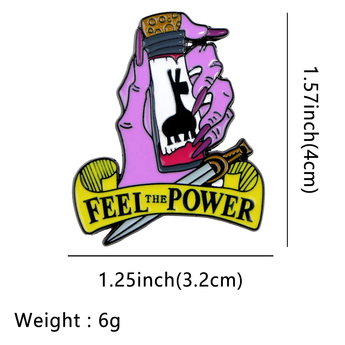 Power Potions Enamel Pin Cartoon TV Lapel Brooch Badge Fashion Jewelry
