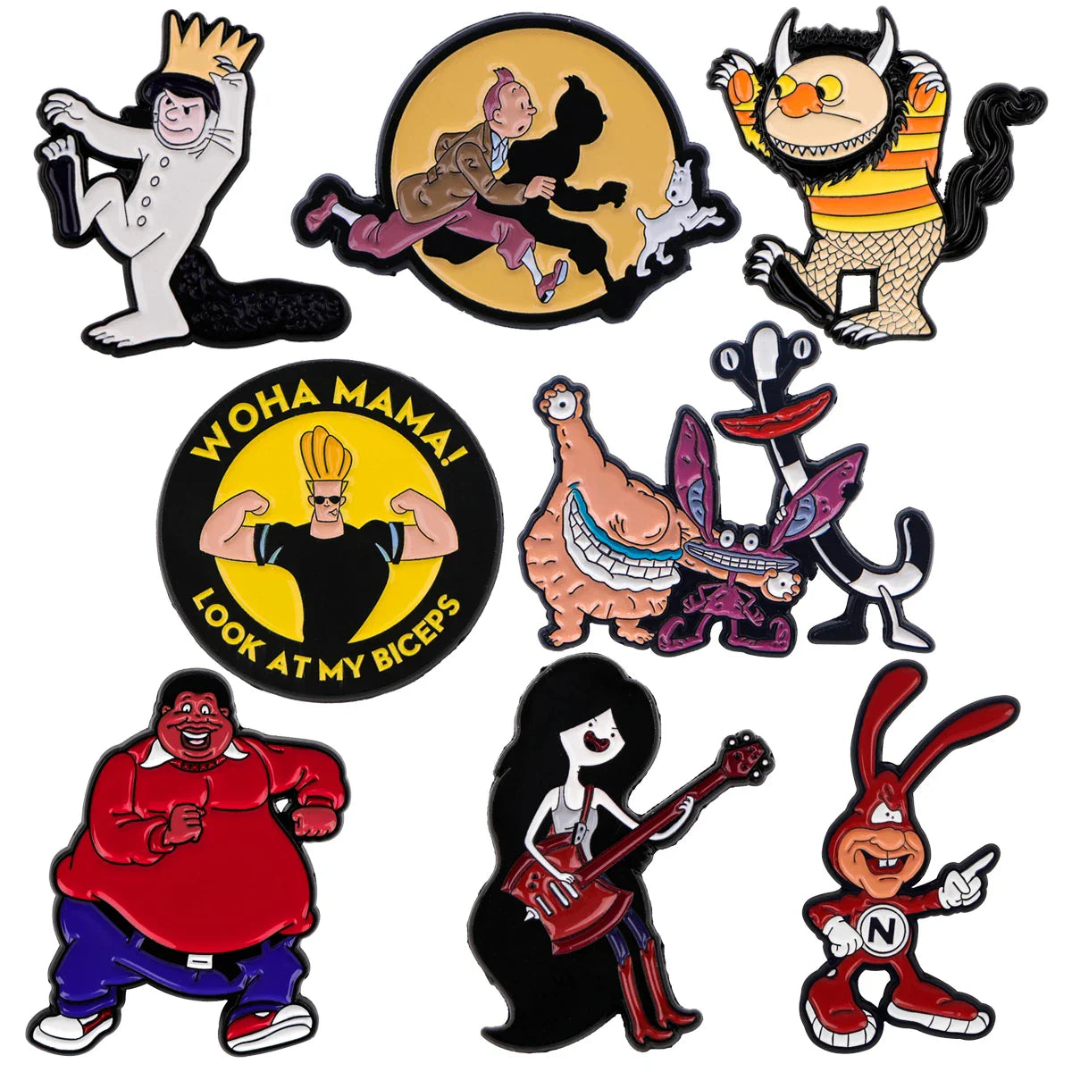 Funny Cartoon Enamel Pin Brooches for Women Lapel Pins Badge Backpack Accessories Fashion Jewelry Gifts