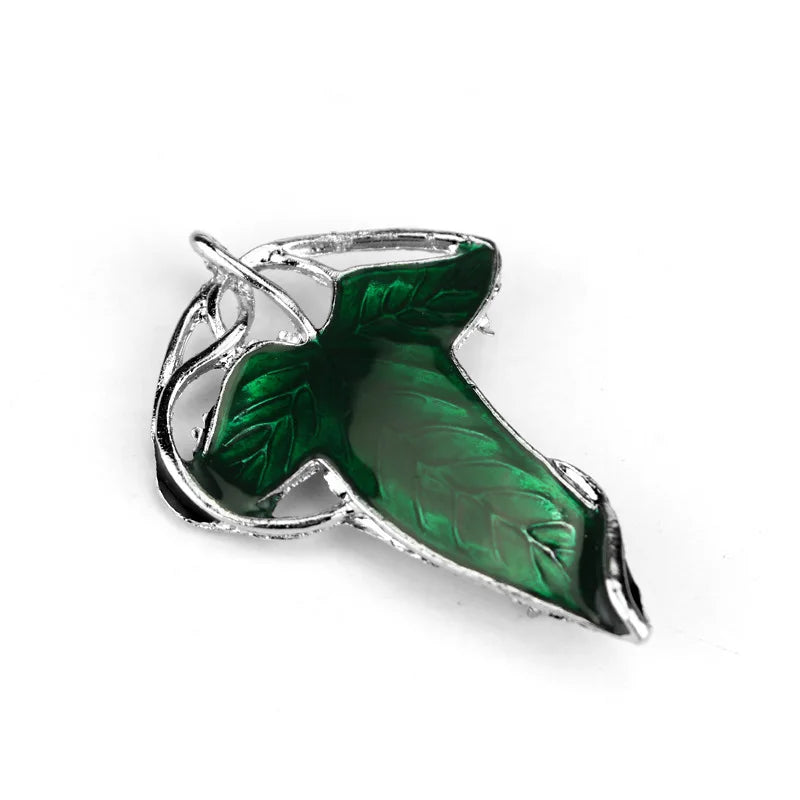 Fairy King Leaf Alloy Brooch, Movie Accessory, Gift for Friends