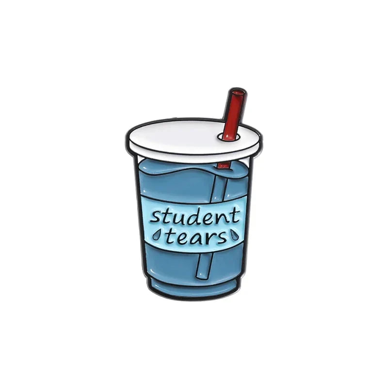 Medical Student Tears Enamel Pin Funny Sarcastic Quote Brooch Lapel Badge Gift