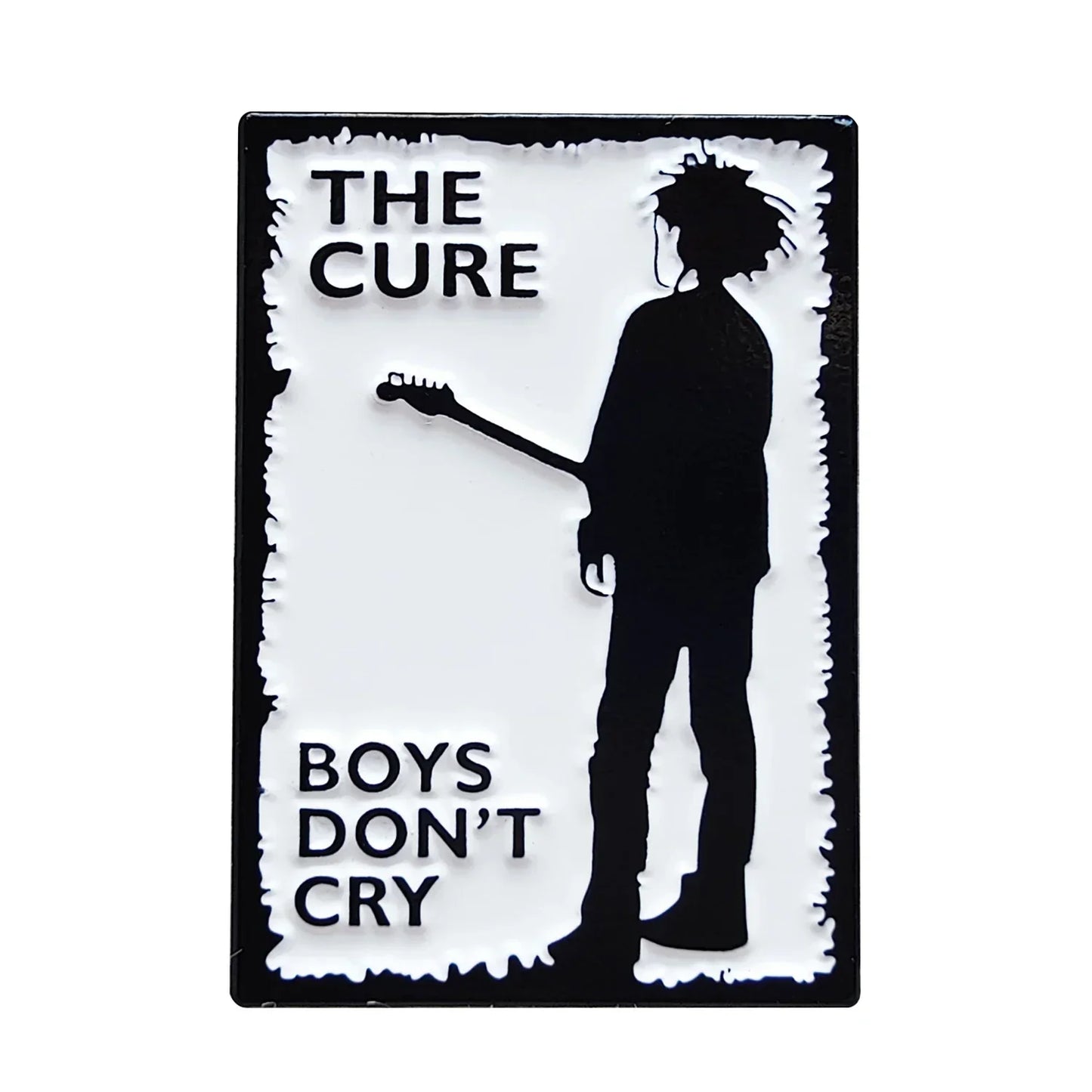 The Cure Boys Don't Cry Cassette Tape Enamel Pin Brooch