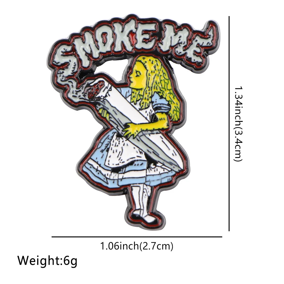 Movie Girl Enamel Pins Cartoon Brooch Backpack Lapel Badges Jewelry Gifts