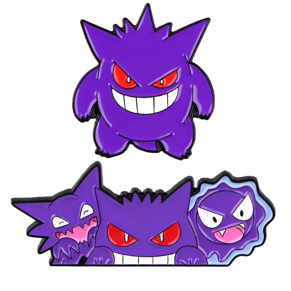 Gengar Enamel Pins Ghost Brooches Backpack Lapel Badges Jewelry Gifts