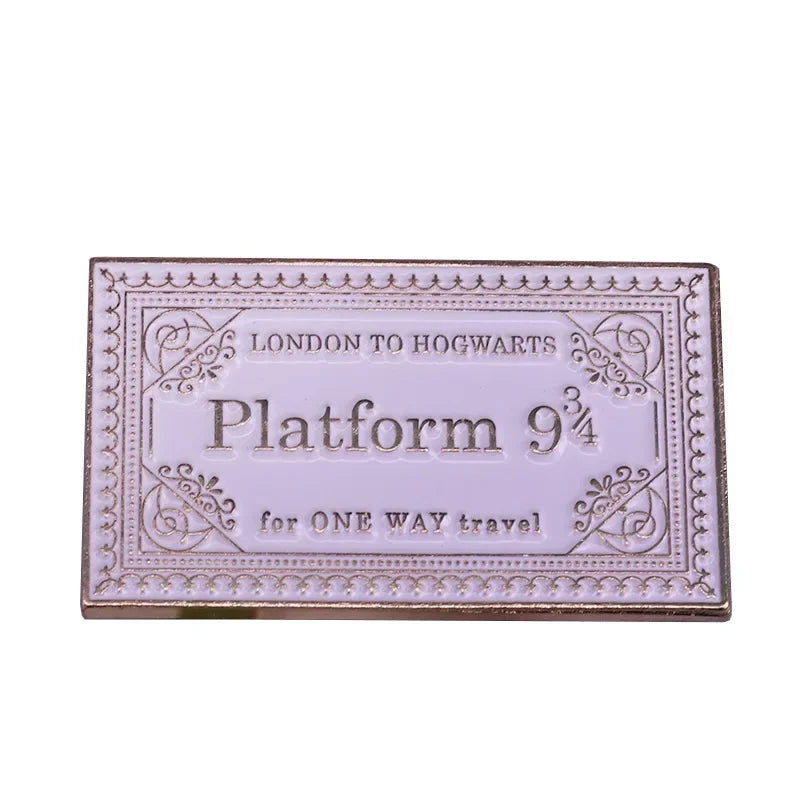 Magic Letter Enamel Brooch Pin Badge Jewelry Gift