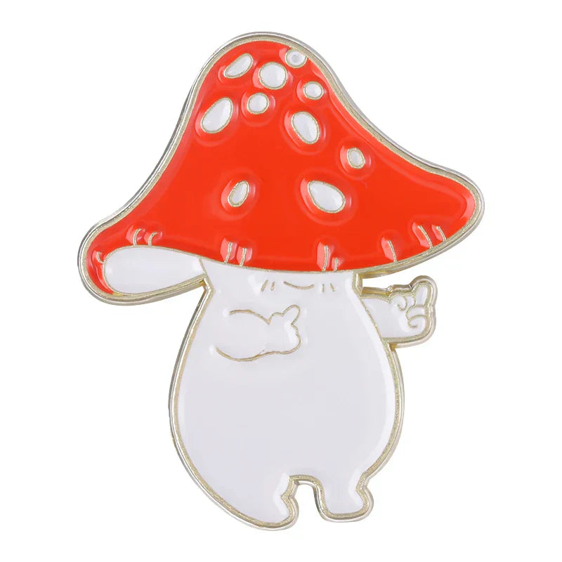 Sarcastic Middle Finger Animal Enamel Pins - Fox, Rabbit, Duck Brooches Jewelry Gifts