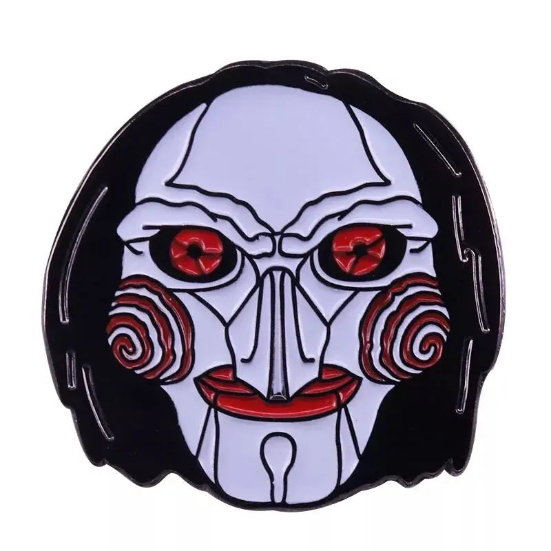 Halloween Horror Movie Enamel Pins Brooches Jewelry Accessories Gifts